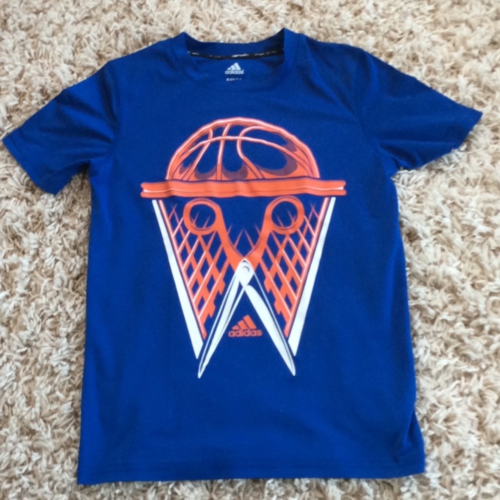 Blue adidas T-shirt size 8